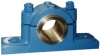 Split brass bushed bearing housings